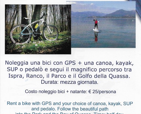 volantino bici + acqua